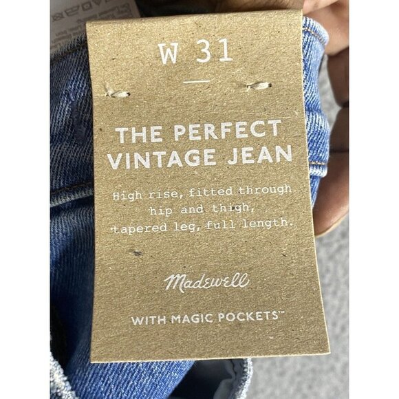 Madewell Womens The Perfect Vintage‎ Jean Bainton Wash Size 31 - Picture 6 of 8
